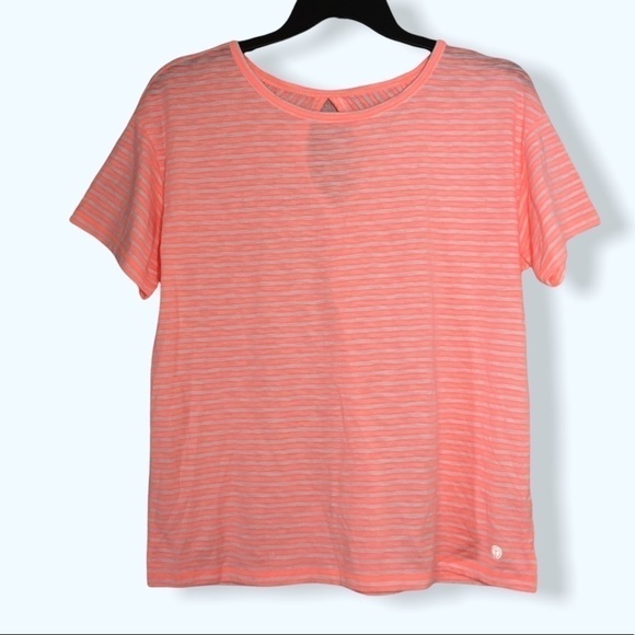 Talbots Striped Activewear Top Sz 0X - Picture 1 of 5